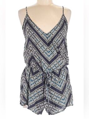 BRAEVE Surplice Patterned Romper